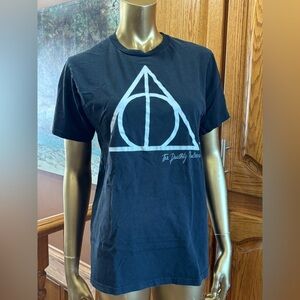 Black Deathly Hallows Graphic Tee